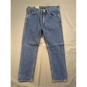 Levis Mens 505 Straight Regular Cut Blue Denim American Workwear Size 32X29